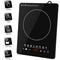 Plaque à Induction Électrique Portable 2200W - Table de Cuisson Simple Nomade, Verre Trempé Noir