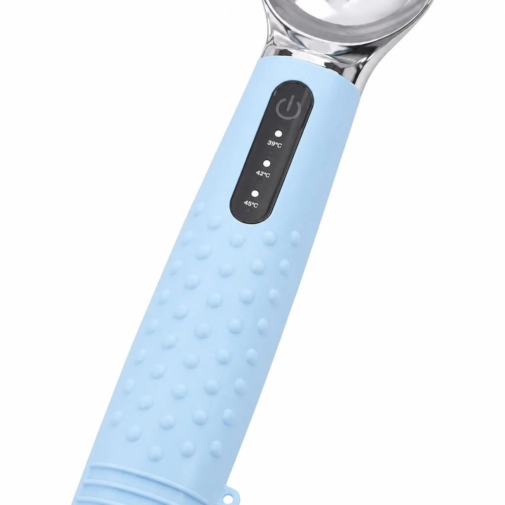 Cuillère à Glace Chauffante Rechargeable - Cuillère Chauffée Température Réglable, Idéale Boules de Glace, Usage Pro et Maison
