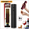 Ouvre-Bouteille Électrique Automatique - Tire-Bouchon Vin Rechargeable USB, Ouvre Bouteille de Vin 1 Clic, Accessoire Sommelier Cuisine